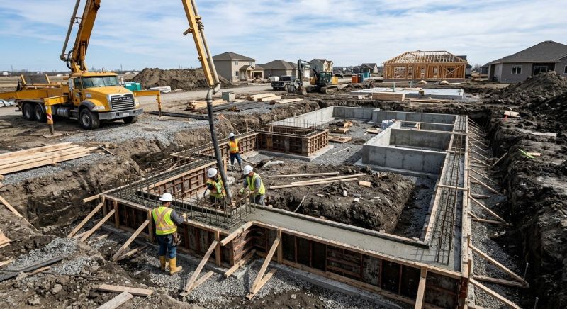 House Foundation Installation in Columbus, OH