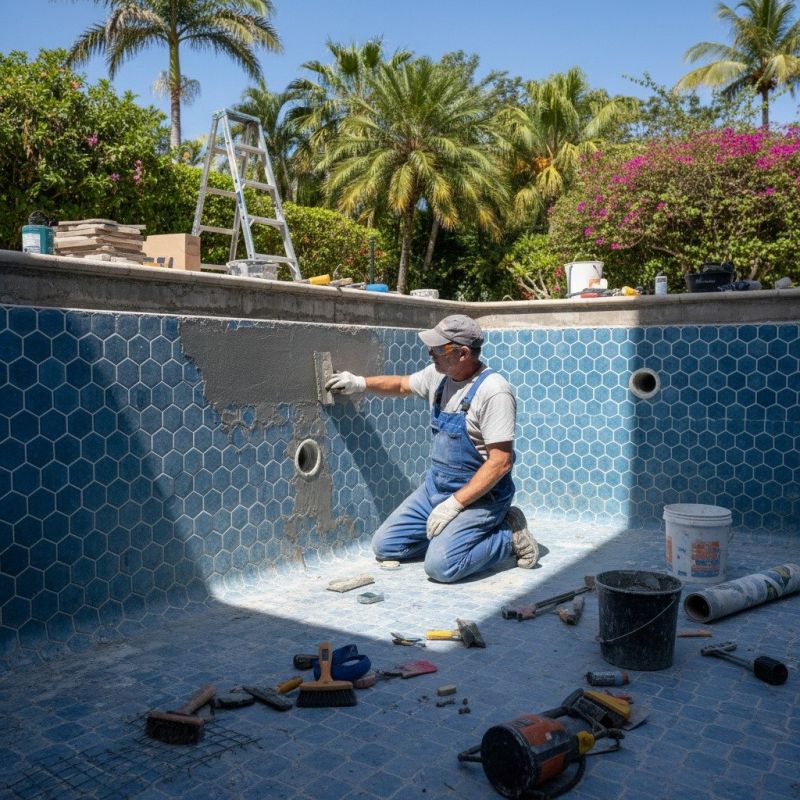Pool Pavers Repair