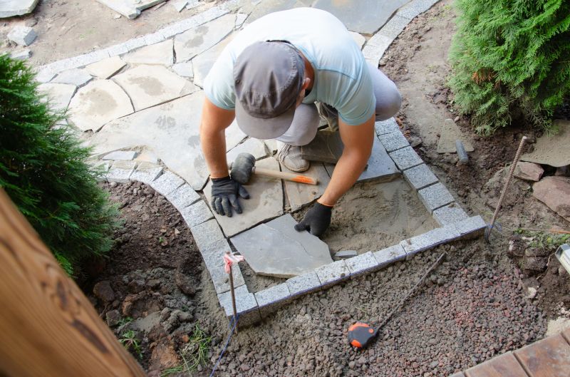 Paver Hardscape Installation